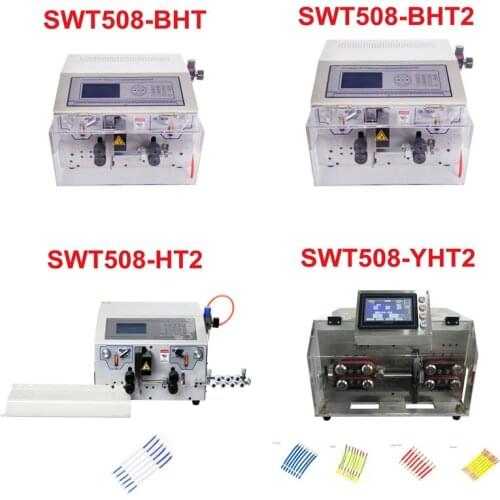Computer Automatic Wire Peeling Stripping Cutting Machine 0.1-4.5mm2 0.1-10mm2 3-13mm Double Round Sheath Line Stripping Machine