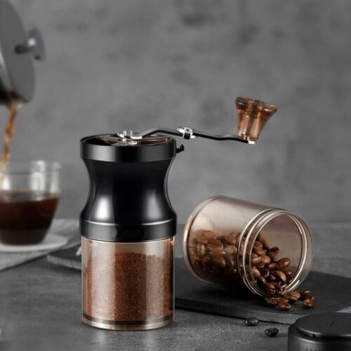 Mini hand-cranked coffee grinder coffee machine, modern home life manual grinding coffee beans pepper powder grinder