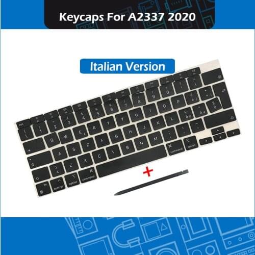 New Laptop A2337 Italiano Italian Standard Keys Keycap For Macbook Air Retina 13" A2337 Keycaps Keyboard Repair 2020 EMC 3598