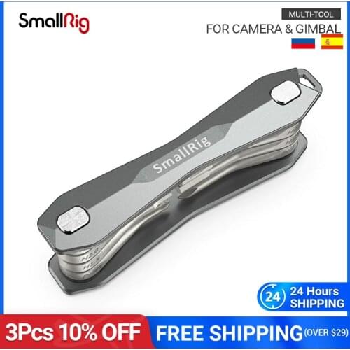 SmallRig Folding Tool Set with Flat Head Screwdriver +Allen Wrench + Phillips Head Screwdriver For Camera/Gimbal Stabilizer-2432