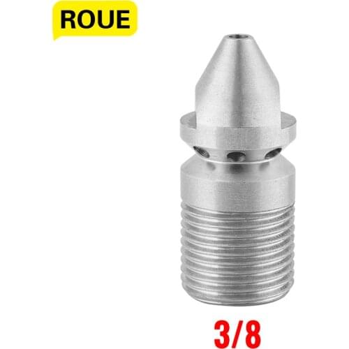 ROUE Gs Sewer Nozzle 1/4" Bsp 1 Forward 3 Back High Pressure Washer