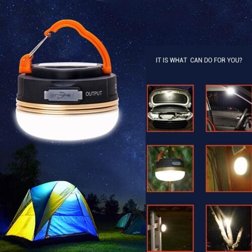 Mini Pocket Portable LED Lanterns flashlight torch 3W USB Rechargeable Camping Hanging Light Tent Lamp Night Light 3 Modes