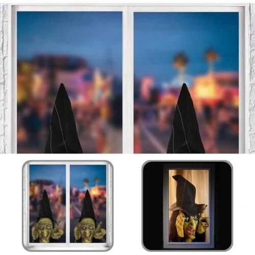 Gifts Funny Witch Headgear Window Decoration Lightweight Halloween Window Pendant Exquisite for Home