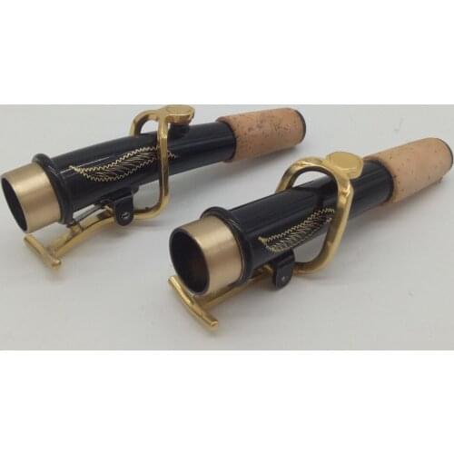 Professional Instrument Soprano Saxophone Neck Straight Curved Brass Black Lacquer Sax Custom Neck Soprano Saxophone Tudel