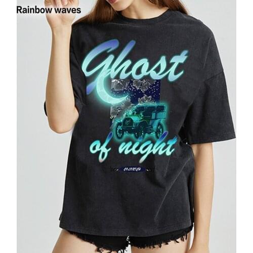 Rainbow waves Women's T-shirts With Inscriptions