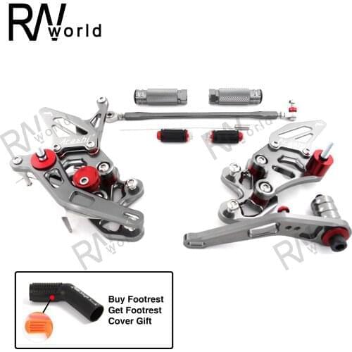 2011-2021 GSX-R600 GSX-R750 Motorcycle CNC Adjustable Rearsets FootPegs Footrest GSXR750 GSXR600 2012 2013 2014 2015-2019 2020