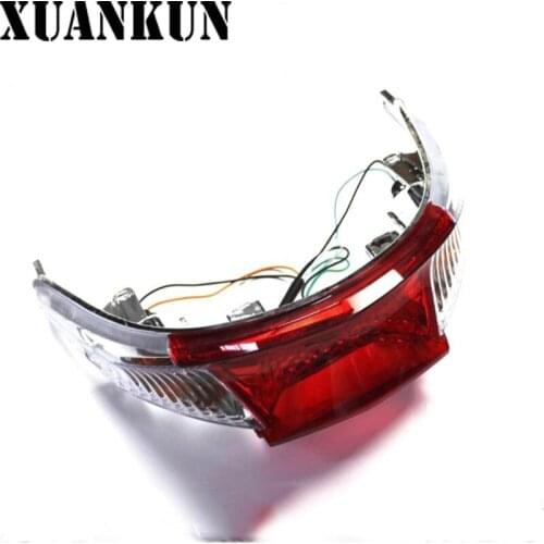 XUANKUN Motorcycle Accessories ZY125T-4 4A 5 6 Rear Taillight Assembly Rear Lights Brake Lights