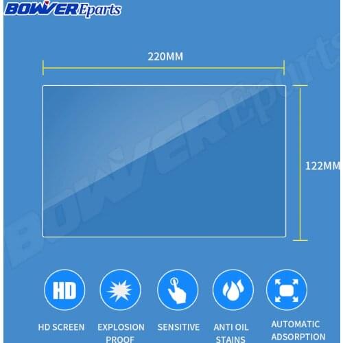 8" 9"10" Inch Tempered Glass Screen Protector Film for Indash 2 DIN Car DVD GPS Radio Stereo Multimedia Navigation System