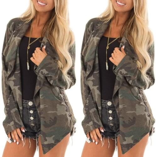 S-XL autumn spring winter denim jacket casual leisure long sleeve camouflage coat tops