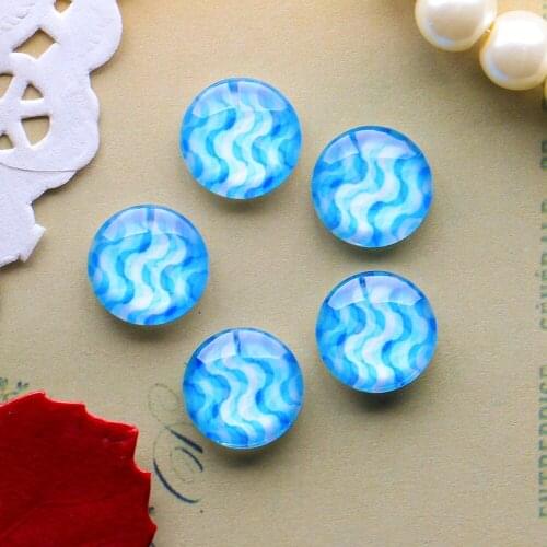 12mm 25mm 14mm 16mm 18mm 20mm Photo Glass Cabochons Round Cameo Set Handmade Settings Stone Geometric 07