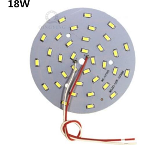 18W 100mm SMD Brightness SMD Light Board Led Lamp Panel welded 20cm wire led pcb SMD 5730 lamp source For pendant crystal lamp