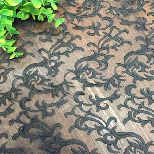 3Yards X130cm 3Colors Free Shipping Gorgeous Organza Embroidery Polyester Venise Lace Trim Lace Fabric LC0033