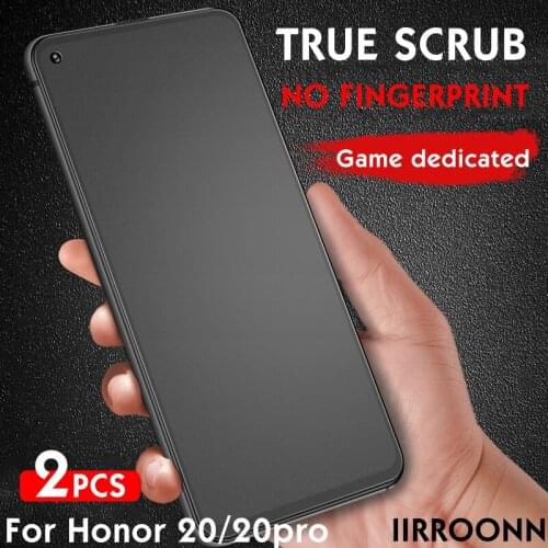 4 Styles) 2Pcs/lot Matte Screen Protector For Huawei Honor 20 pro 20s V20 Tempered Glass For honor v20 20pro 20 Anti-blue Light
