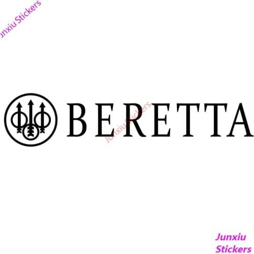 Beretta Gun Fashion Car Sticker Personalized Decal for Wall Bumper Trunk Laptop Motorcycle Auto Accessories Decoration PVC15*3cm