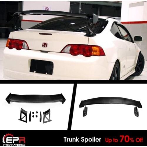 For Honda 02-06 Integra DC5 Acura RSX MU Style Carbon Glossy Trunk Spoiler GT Wing Exterior accessories Kits