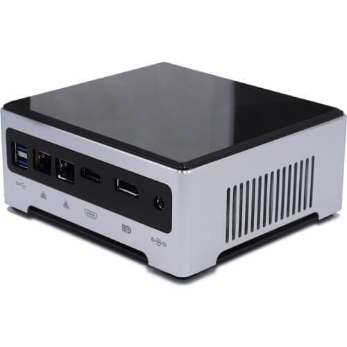 Kingdel Mini PC Core i7 7820HK i5 7300HQ 16GB DDR4 512GB M.2 Sata Tiny Computer NUC 4K HTPC with Cooling FAN DP HDMI Windows 10