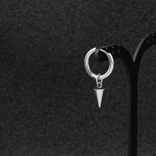 Punk Titanium Steel Korean Jewelry KPOP Idols Bangtang Boys Jin V Drop Earrings J60E