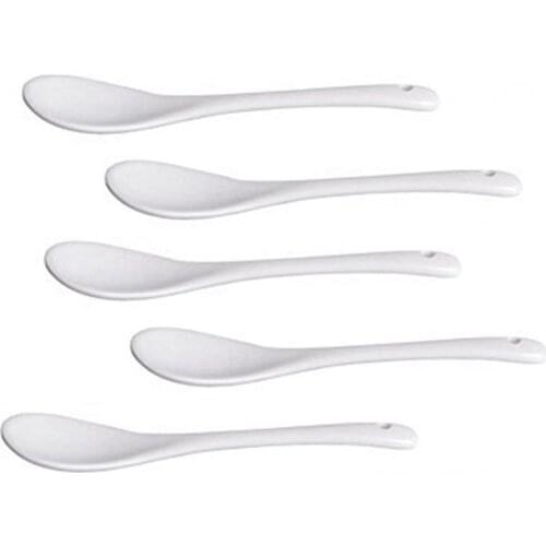 Set of 5 Ceramic Spoon Teaspoon Spoon Jam Honey