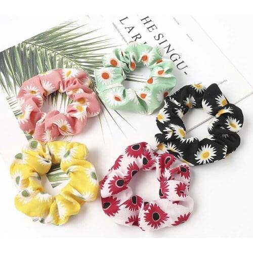 Girl Hair Hoop Fashion Summer Colorful Women Floral Hair Bands Casual Cute Turban Headwear Hair Accessories Elastic Hairbands