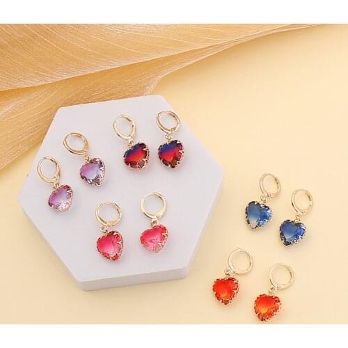 Wholesale Various 11 styles Metal Dangle Earrings for Women Party Jewelry Accessory Female Fashion Personality