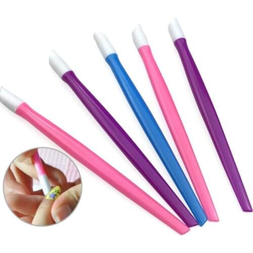 5Pcs Nail Art Orange Wood Stick Cuticle Pusher Remover Pedicure Nail Care Manicure Useful Tool Hot selling