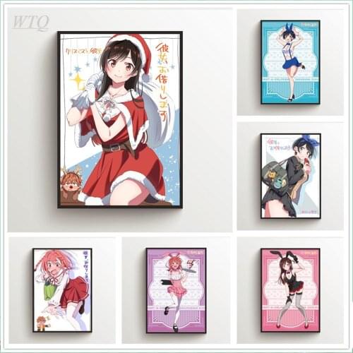 Rent A Girlfriend Chizuru Mami Sumi Ruka Anime Posters Wall Poster Canvas Painting Wall Decor Poster Wall Art Picture Home Decor