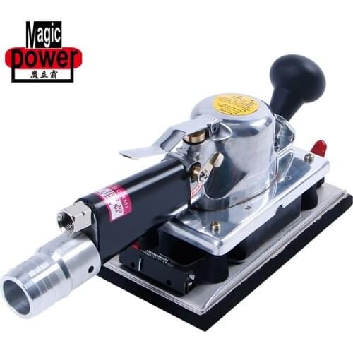 Hand held orbital sander vacuum adapter powerful tool generate dust