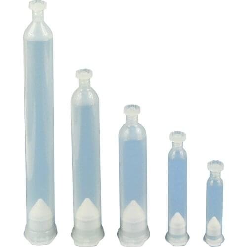 JP Type 5CC 10CC 30CC 50CC 70CC Glue Dispensing Barrels Syringes with Stopper Dispensing Needle Tips Plastic Industrial Syringe