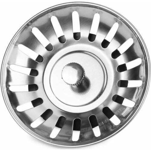 Bathroom Sink Strainer 304 Stainless Steel Water Stopper Sink Water Filter Plug Kitchen Sink Accessories Kitchen Tools