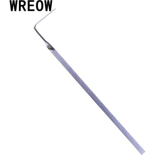 5Pcs metal Locksmith Wrench Tackle Locksmith Tools Double Row Tension Tools Stainless Stell Lock Pick Extractor Removal Tool