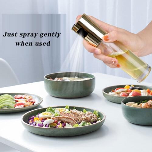 Kitchen Baking Oil Cook Oil Spray Empty Bottle Vinegar Bottle Oil Dispenser Cooking Tool Salad BBQ Cooking Glass Oil Sprayer