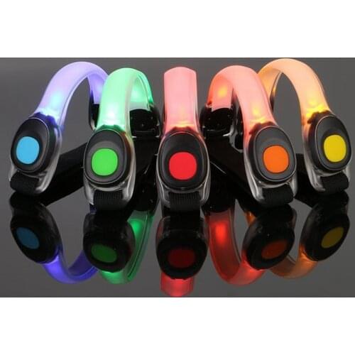 LED Night Running Safety Warning Light Luminous Waterproof Arm Leg Belt Wristband Lamp For Outdoor Camping Bike Walking Cycling