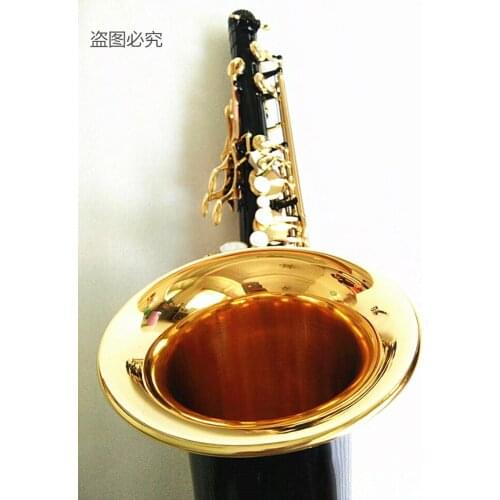 Tenor Saxophone B-Flat High-End Black Golden Key Sax Mouthpiece Ligature Reed Neck Musical Instrument Accessories Free