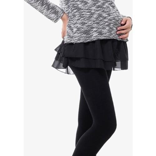 HUYU Pregnancy Comfortable Adjustable Thick Maternity Cotton Leggings Pants Warmer