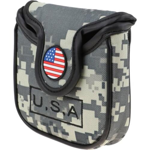 Premium Golf Mallet Putter Head Cover Protector Bag with Magnetic Closure