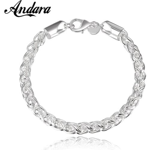 New Style 925 Sterling Silver Bracelet Fish Bone Bracelet Women And Men Jewelry Bracelet Gifts