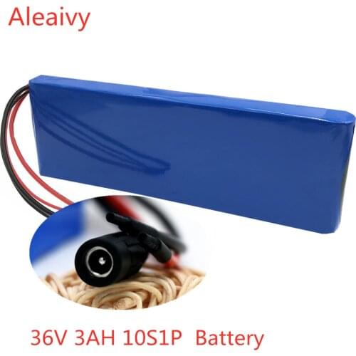 2020New 36V Battery 10S1P 3Ah 42V 3200mah 18650 lithium ion battery pack ebike electric car bicycle scooter belt 20A BMS 500W