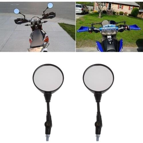 2021 New Universal Folding Motorcycle Side Rearview Mirror 10mm for yamaha