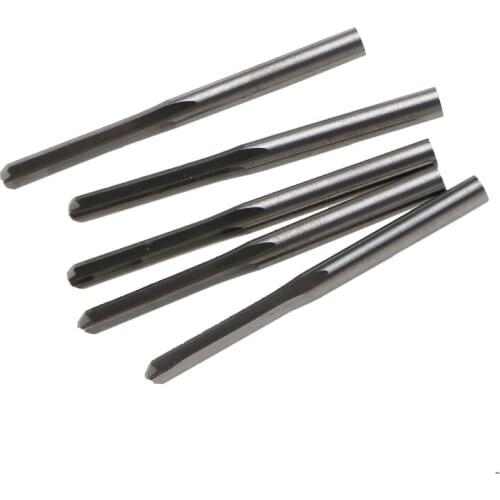 5pcs 3.175*3.0*17mm Two Straight Flutes Router Bits Carbide Cutting Tool End Mill Cutters Tools For Wood CNC
