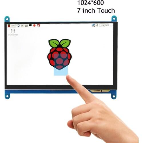 7 Inch Touch Screen For Raspberry Pi 3 Capacitive 7 '' LCD Monitor For Banana Pi USB HDMI-compatible Touchscreen Display