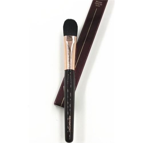 CT Brand Foundation Makeup Brushes High Quality Flat Firm Tongue Shape Precision Liquid Cream Foundation Cosmetic Brush