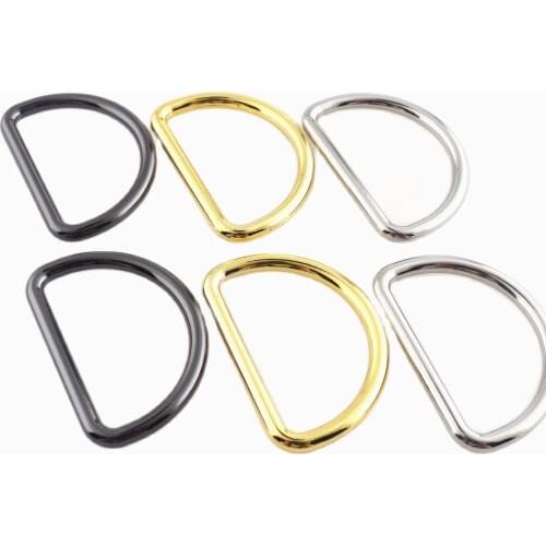 D Ring ID: 40mm Zinc Alloy Loops Strap Buckle Hook Charm Making Hardware Jewelry Purse Handbag Bag DIY Accessories 8pcs