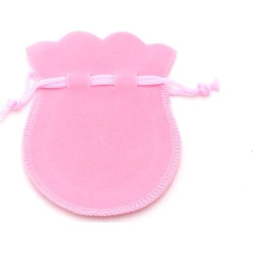 Wolesale10pcs/lot 7*9cm Gourd Shape Velvet Bag Green&Blue Gift Boxes Jewelry Packaging&Display Type Can be Customized Cheap