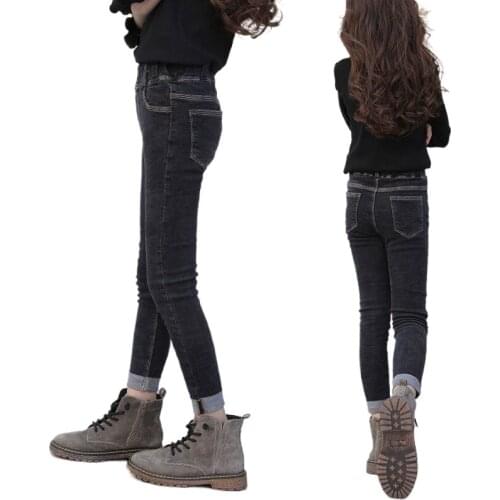 Kids Jeans Girls Casual Pants 2021Kids Clothing Long Trousers Children Boys Clothing Sport Girls Pants Spring 3-15years