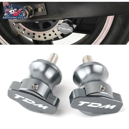 For YAMAHA TDM 850 TDM850 1991-2020 TDM 900 TDM900 2004-2015 Motorcycle 6MM CNC Stands Screw sliders Swingarm Spools Slider