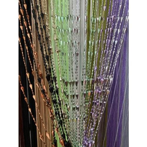 Home Decor Sequin Curtain for Doorway,Door String Curtains, Closet Bedroom Blind Living Room Divider,Beaded Door Curtain Tassel