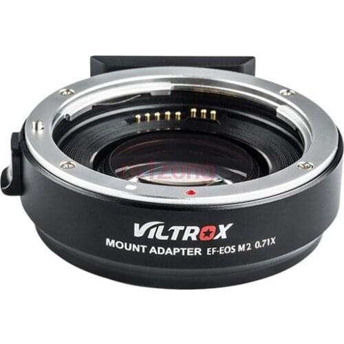 EF-EOSM 0.71x auto focus Focal Reducer Booster Lens Adapter Ring for canon EF Lens to EF-M EOSM/M2/M3/m5/M6/M10/m50/m100 camera