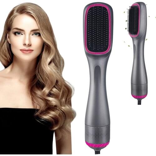 Professional Hair Dryer Blow Dryer Brush 3 In 1 One Step Hairdryer Blow Drier Hair Straightener Brush Hot Air Styling Comb