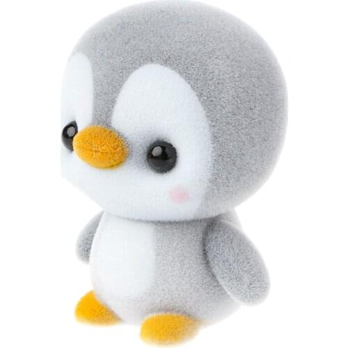 Penguin Figure Animal Two-tone Plush Toy Doll Kids Birthday Gift Car Ornament GXMB
