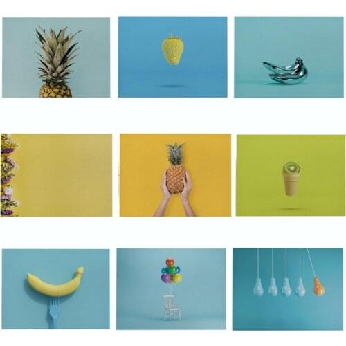 Fruit Kitchen Placemat Coaster Pineapple Banana Strawberry Green Leaves Dining Table Mat Cotton Linen Pad Bowl Cup Mat